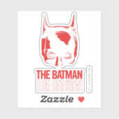 De Batman Cowl Logo Sticker (Vel)