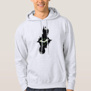 De Batman en de Riddler-grafische kaart met twee t Hoodie