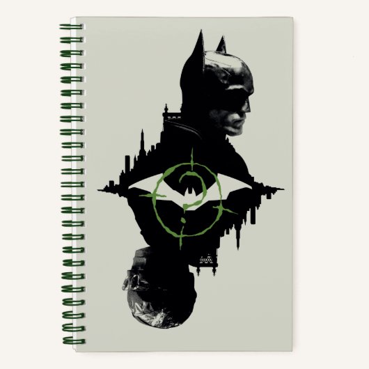 De Batman en de Riddler-grafische kaart met twee t Notitieboek (Voorkant)