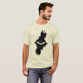 De Batman en de Riddler-grafische kaart met twee t T-shirt (Voorkant volledig)