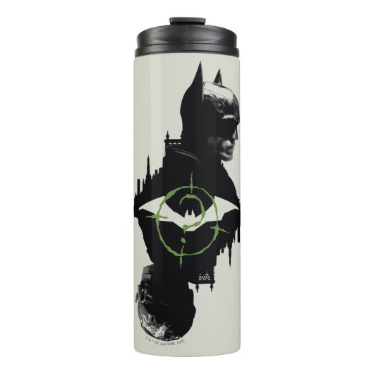 De Batman en de Riddler-grafische kaart met twee t Thermosbeker (Voorkant)