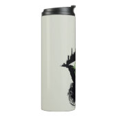 De Batman en de Riddler-grafische kaart met twee t Thermosbeker (Gedraaid links)