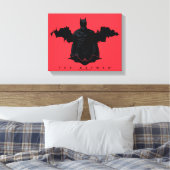 De Batman Gotham Silhouette Canvas Afdruk (Insitu (Slaapkamer))