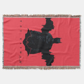 De Batman Gotham Silhouette Deken (Voorkant)