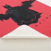 De Batman Gotham Silhouette Sherpa Deken (3/4)