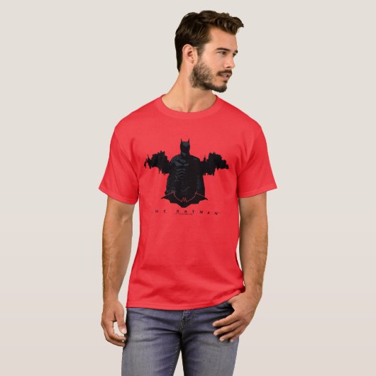 De Batman Gotham Silhouette T-shirt (Voorkant volledig)