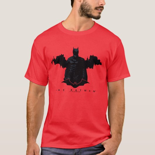 De Batman Gotham Silhouette T-shirt (Voorkant)