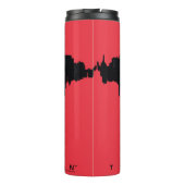 De Batman Gotham Silhouette Thermosbeker (Achterkant)