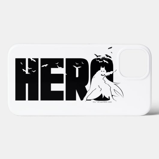 De Batman "Hero"-afbeelding Case-Mate iPhone Case (Achterkant (horizontaal))