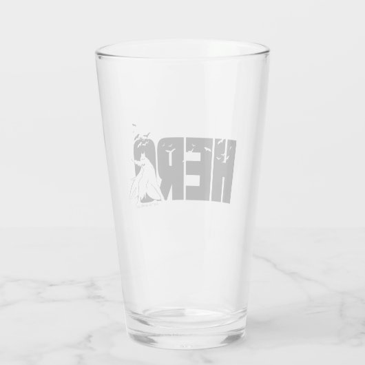 De Batman "Hero"-afbeelding Glas (Achterkant)