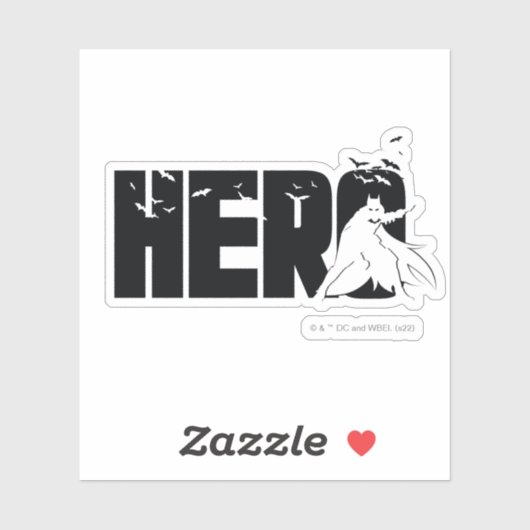 De Batman "Hero"-afbeelding Sticker (Vel)