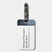 De Batman in de regen Bagagelabel (Achterkant verticaal)