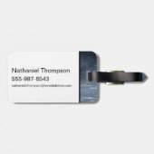 De Batman in de regen Bagagelabel (Achterkant horizontaal)