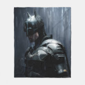 De Batman in de regen Fleece Deken (Voorkant)