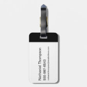 De Batman in Shadow Bagagelabel (Achterkant verticaal)