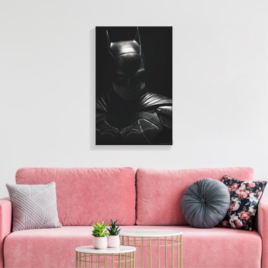 De Batman in Shadow Canvas Afdruk (Insitu (Woonkamer))