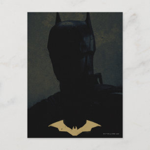De Batman met het symbool Golden Bat Briefkaart