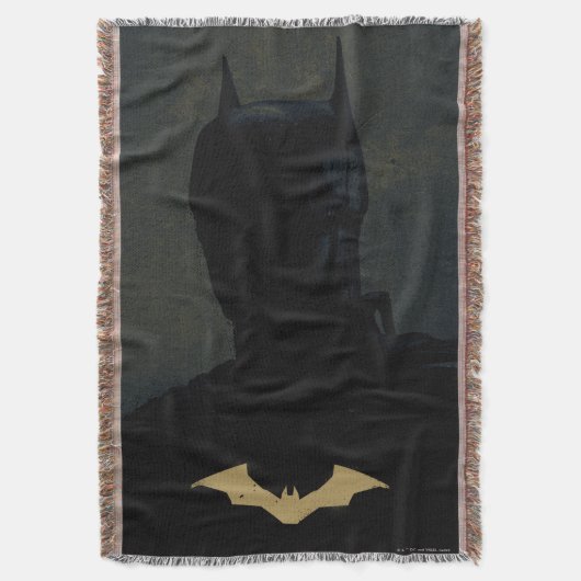 De Batman met het symbool Golden Bat Deken (Voorkant Verticaal)