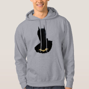 De Batman met het symbool Golden Bat Hoodie