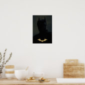 De Batman met het symbool Golden Bat Poster (Keuken)