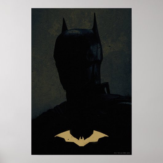 De Batman met het symbool Golden Bat Poster (Voorkant)