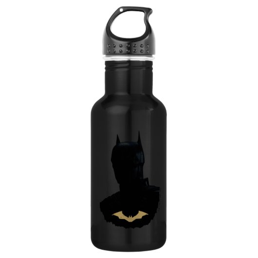 De Batman met het symbool Golden Bat Waterfles (Voorkant)