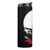 De Batman Motorcycle Silhouette Thermosbeker (Gedraaid links)