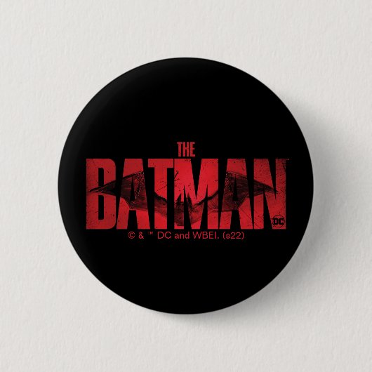 De Batman Theatrical Logo Ronde Button 5,7 Cm (Voorkant)