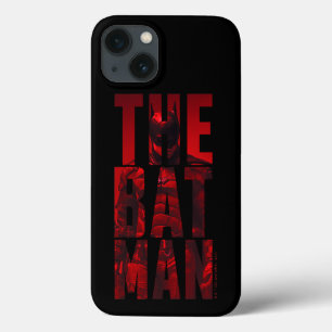 De Batman Typography Cutout iPhone 13 Hoesje