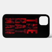 De Batman Typography Cutout Case-Mate iPhone Case (Achterkant (horizontaal))