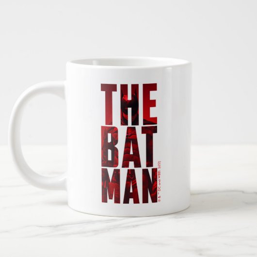 De Batman Typography Cutout Extra Grote Beker (Links)