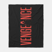 De Batman Vengeance Silhouette Fleece Deken (Voorkant)