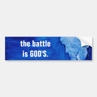 DE BATTLE BUMPERSTICKER