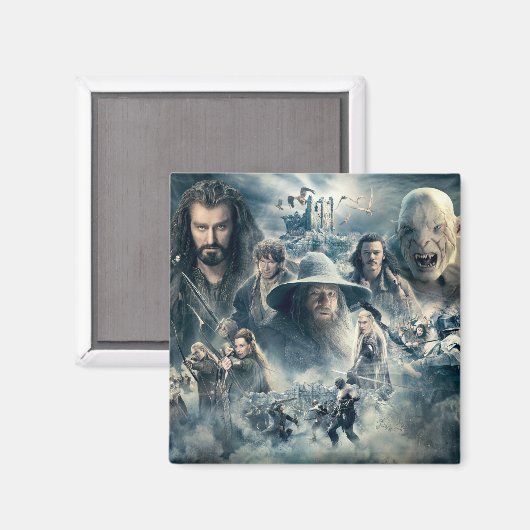 DE BATTLE VAN VIJF ARMIES™ MAGNEET (Voorkant / Achterkant)