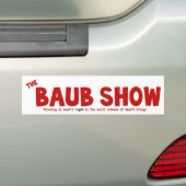 De Baub Show Bumpersticker (Op auto)