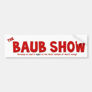 De Baub Show Bumpersticker