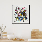 De Bauhaus-dromen van Wassily Kandinsky Poster (Keuken)