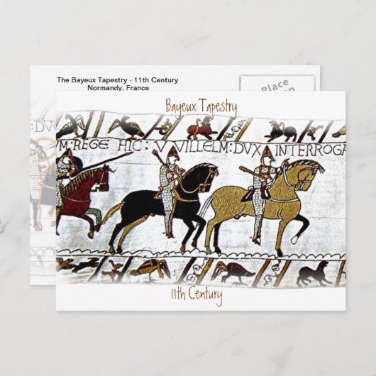 De Bayeux Tapestry a3 - Briefkaart (Voorkant / Achterkant)