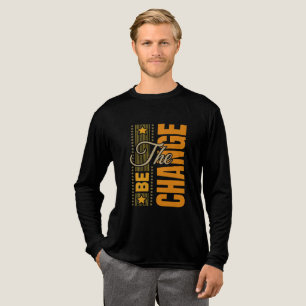 De BE-wijziging – Inspirerend Motivatie quote T Tri-Blend Shirt