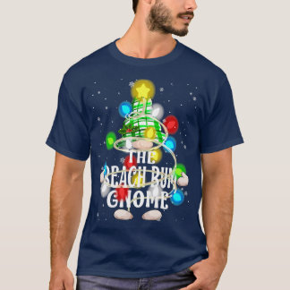 De Beach Bum Gnome Kerst Matching Family Shir T-shirt