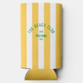 De Beach Club Crest Gele Cabana Streep (Achterkant)