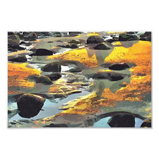 DE BEACH FOTO AFDRUK (Voorkant)