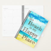 De BEACH is mijn HAPPY PLACE Sand, Sun en Fun Planner (Display)