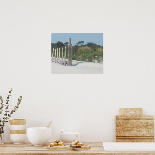 De Beach Poster Print (Keuken)