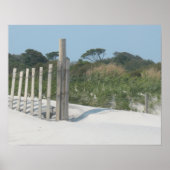 De Beach Poster Print (Voorkant)