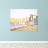 De Beach Town Canvas Afdruk (Insitu (Houten vloer))