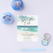 De Beach van de Waterverf van de begroting sparen Flyer (Enkel)