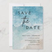 De Beach van de zomer van de Oceaan sparen de Data Kaart (Voorkant)