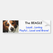 De BEAGLE Bumpersticker (Voorkant)