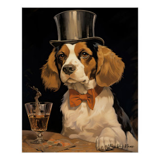 De Beagle Dog 003 - Odessa Leyendecker Perfect Poster